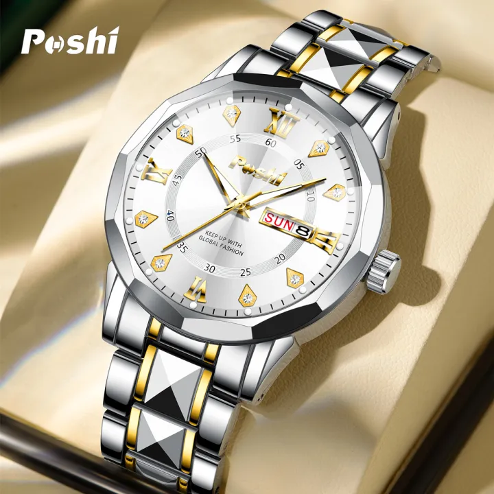 POSHI%20Men's%20Watch%20Date%20Week%20Fashion%20Watch%20Men%20Original%20Waterproof%20Non-mechanical%20Luminous%20Dual%20Calendar%20Quartz%20Wristwatch%20-%20Image%202