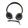 Sound Wired Headphones Over Ear Headset Bass HiFi Sound Music Stereo Earphones Flexible Adjustable Headset For PC Mobile.