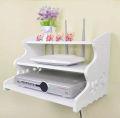 Double Layer Wall Mounted Wifi Router Stand Wifi Router Storage Rack Set 3 Layer Wifi Storage Rack. 