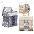 Baby Diaper Hanging Storage Box Bags Bed Nursery Diaper Toys Organizer. 