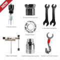 Bicycle Tools Kit Crank Puller Chain Splitter Cutter Breaker Flywheel Remover Bike Wheel Hub Spoke Wrench MTB Repair Accessories.