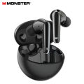 Monster N-Lite 203 AirLinks TWS Earphones Wireless Bluetooth 5.3 Headsets HiFi Sport Noise Reduction Headphones With Microphones.