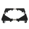 Movable Washing Machine Stand & Adjustable Fridge Trolley | Heavy Duty Universal Base Stand with Wheels. 