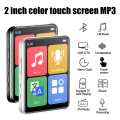 Mini Portable MP3 Player Bluetooth Small Music Player Touch Screen Walkman Sports Music Player Built in 32G Card-Black. 