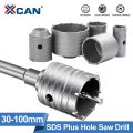 Xcan Drill Bit Sds Plus Wall Hole Saw Drill Bit For Electric Concrete Stone Cement Hole Cutter Drilling Tools 30-100mm. 