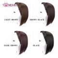 Synthetic Hair Pieces Headband Wig Heat Resistant Clip In One Piece Hair Extension For Women Topper Hair with braids Accessories. 