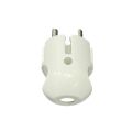 POKA 2 Pin Round Plug Heavy Duty 2Pin Adapter Power Cord Connector. 