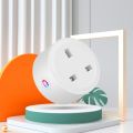 1 Piece Tuya Zigbee Smart Socket Home Powers Monitor Powers Outlet 16A Smart Life Voice Control Alexa Timing DIY UK Plug. 