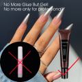Nail Glue for Acrylic Nail Tip 15g Nail Tips Glue Gel Solid Nail Tips Gel Press on Nails for Nail Extension Nail Bonding Nail Tips Glue for Home and Salon. 