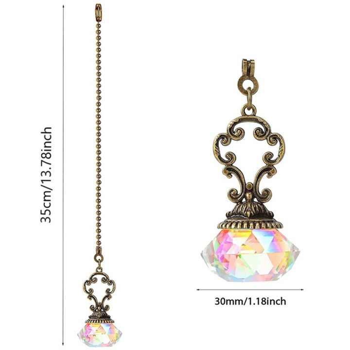 4%20Pieces%20Artificial%20Crystal%20Ceiling%20Fan%20Pull%20Chains%20Pull%20Chain%20Extension%20with%20Connector%20for%20Light%20Ceiling%20Fan%20Desk%20Lamp%20-%20Image%205