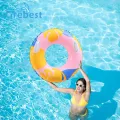 Grebest Adult Swimming Ring Strong Buoyancy Float Swimming Ring Beach Water Play Equipment. 