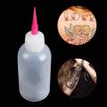 5pcs 50CC Needle Tip Applicator Cake Decorating Art Bottle Condiment Dispenser Glue Squeeze Bottle for Oil DIY Craft Painting. 
