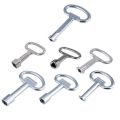 1PC Universal Key Multifunction Wrench Metro Trains Key Lock Elevator Door Key Electric Cabinet Keys For Triangular Panel Lock#. 