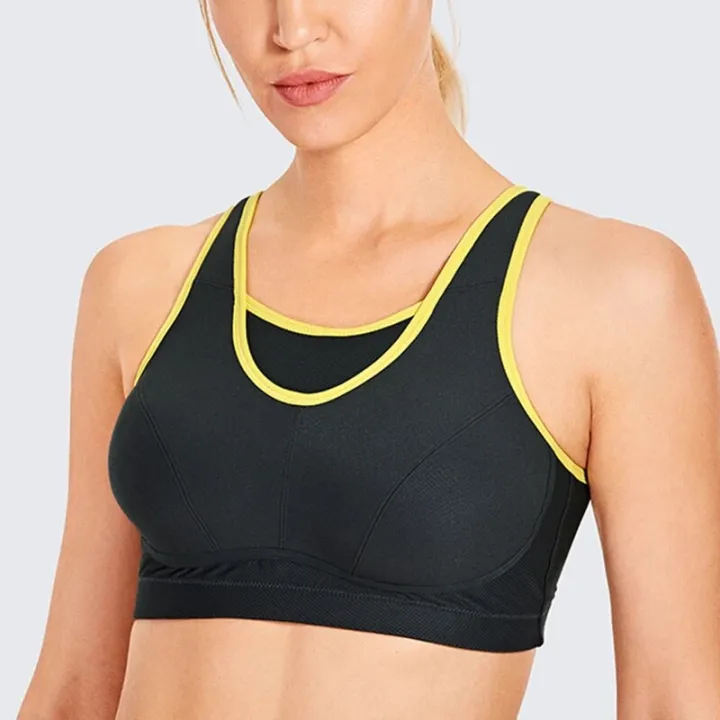 Womens%20Bounce%20Control%20Wireless%20Sports%20Bra%20High%20Impact%20Full%20Coverage%20Non%20Padded%20Underwear%2036%2038%2040%2042%2044%20C%20D%20DD%20E%20F%20G%20Solid%20Black%20-%20Image%207