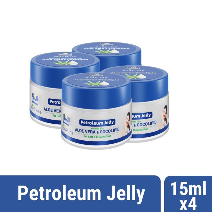 Parachute SkinPure Petroleum Jelly 15ml Pack of 4