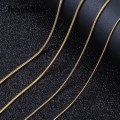 Silver plated Stainless Steel Round Snake Chain For Men And Boys. 