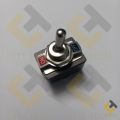 Self-Lock Metal Toggle Switch 14mm Long Head AC 250V 3A 6 Pin 2 Positions SPST ON-OFF Miniature Toggle Latching Switch Self Locking Switch With 14mm Handle For Car Bus Truck CNG. 