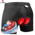 X-TIGER Cycling Shorts Men's Cycling Underwear Breathable Mesh Riding Underpant Gel Pad Shockproof Bike Shorts Bicycle Underwear. 