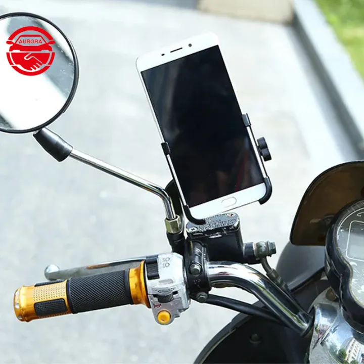 Techway%20Rider%20Metal%20Mobile%20Phone%20Holder%20for%20Motorcycle-Black%20-%20Image%202