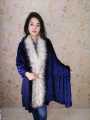 Velvet Shawls For Women Fabric With Stone Work. 