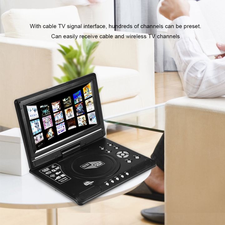 9.8%20Inch%20Portable%20Mobile%20Dvd%20Support%20Sd%20Card/USB%20Port/Dvd%20Us%20Plug%20-%20Image%204