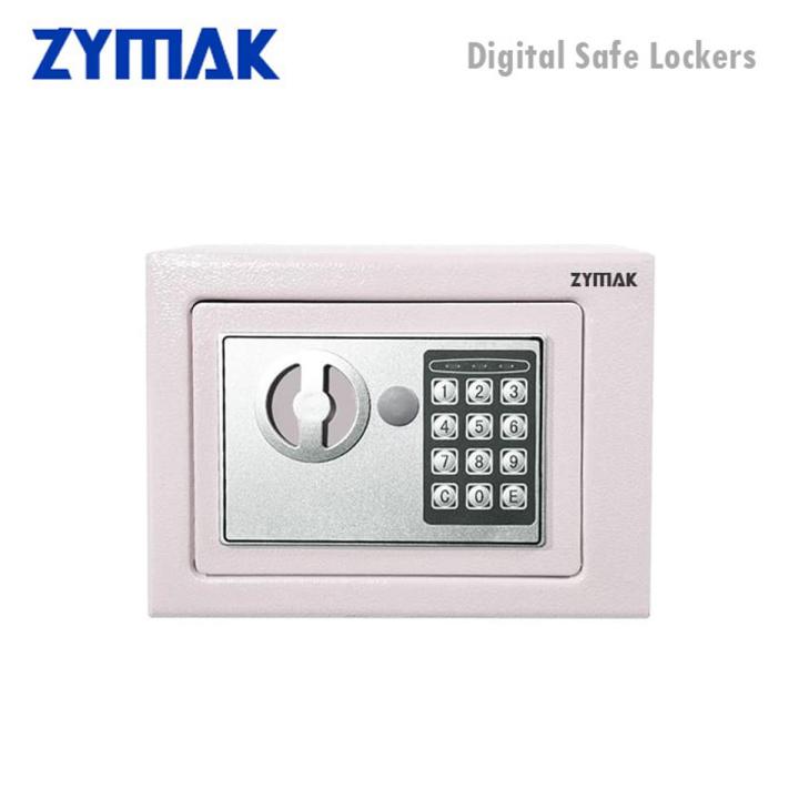 Locker for home zymak l64 Digital Locker White colour Mini Locker L-64 Digital Password Safety Locker Safe Bank Vault Iron Safe Office Restaurant