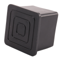20pcs Square Chair Table Leg Foot Rubber Covers Protectors 25mm x 25mm. 