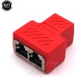 1 To 2 Ways Network LAN Cable Ethernet Female Cat6 RJ45 Splitter Connector Adapter UTP Cat7 5e Conector Switch Adapters Coupler. 