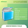 MINISTER FREEZER D-170 BLUE with Free Delivery.