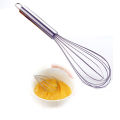 Stainless Steel Whisk 9.5 inch - Heat Resistant, Handheld Mixer for Baking and Food Preparation.