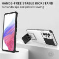 For Samsung Galaxy A53 5G Phone Case Hard Sliding Lens Protect Kickstand Back Cover. 