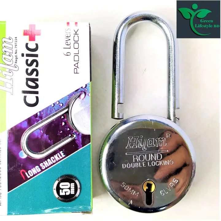 Extra%20Long%20Shekel%20steel%20Tala%2050%20mm%20Padlock%2006%20levers%203%20keys%20Heavy%20Duty%20Padlock%20for%20Home%20&%20Office.%20-%20Image%202