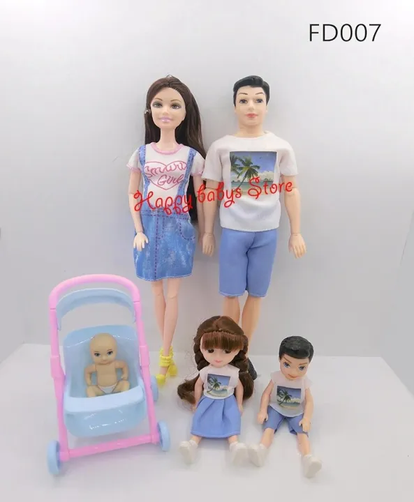 %E3%80%90The%20road%20to%20happiness%20Store%E3%80%915-person%20Family%20Doll%20Set%20Mom%20/%20/%20Baby%20/%20Kelly%20/%20Cart%20Girl%20Toy%20Fashion%20Pregnant%20Women%20Doll%20Child%20Toy%20Birthday%20Gift%20D%20-%20Image%202