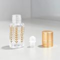 3ml 6ml Glass Roll on Bottle Mini Essential Oil Container Portable Sample Lip Oil Roller Bottle Empty Refillable Perfume Bottles. 