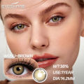 New Wusu Brown Color contact lens with regular kit box for men & women. 1 pair Eyeshare Color contact lens for eye makeup and Cosmetics. Wusu Series Color Contact Lens. #Wusu. 