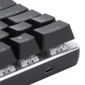 AJAZZ AK33 Mechanical Keyboard Black RGB Light Gaming Desktop Laptop Computer AccessoriesLinear Action. 