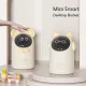 2L Mini Smart Table Trash Can with Display Household Children Bedroom Automatic Sensor Desktop Bin Bathroom Toilet Wastebask. 