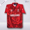 England T20 World Cup Jersey - Half Sleeve Collar Polo Cricket Jersey For Men - England T20 Jersey 2026. 