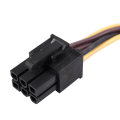 3X A Dual 4-Pin Molex IDE to 6 Pin PCI-E Graphic Card Connector Cable Adapter.