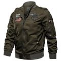 Tactics Jacket Men Autumn Spring Bomber Cotton Coat Plus Size Embroidery Airplane Pilot Cargo Jackets Male Jaqueta Masculina. 
