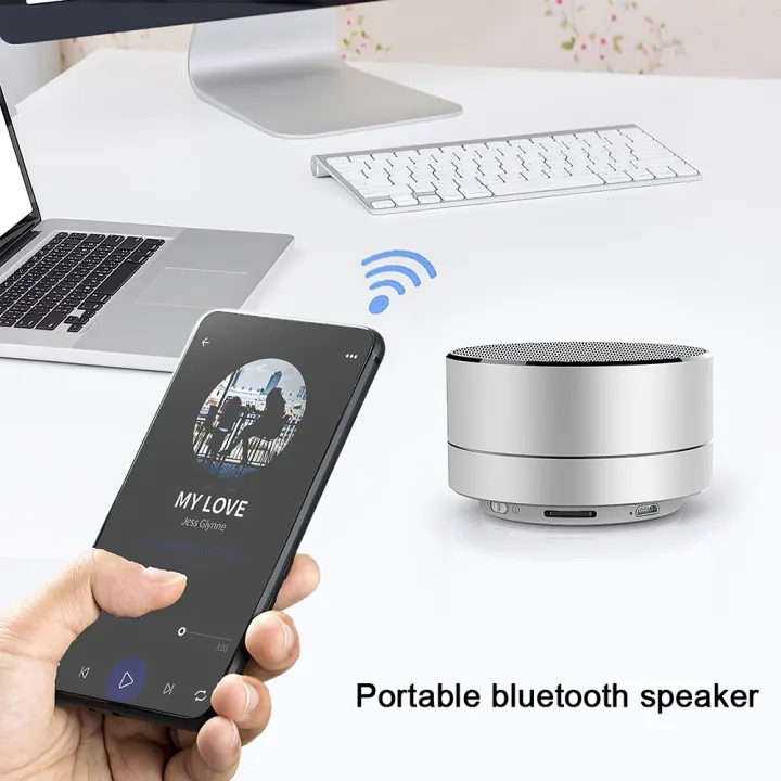 A10%20Wireless%20Intelligent%20Bluetooth%20Audio%20Mini%20Stylish%20Cylindrical%20Aluminum%20Alloy%20Speaker%20Handsfree%20Subwoofer%20Stereo%20Speaker%20-%20Image%203