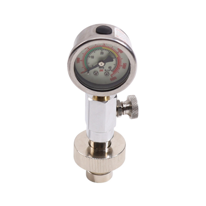 2X%20Scuba%20Diving%20Air%20Tank%20Pressure%20Testing%20Checker%20Din%20232/300%20Bar%20with%20400Bar/6000Psi%20Gauge%20-%20Image%206