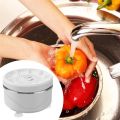 Fruit and Vegetable Washing Machine 11x7cm Effortless Effective Cleansing Vegetable Cleaning Device Effortless Cleansing Tool Compact Kitchen Gadget. 