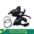 Bike Gear Shifter Brake Levers Bicycle 3x7 Speed Changer Shifter Set Cycle Gear Shifter Transmission for Mtb Road Bike 2pcs. 