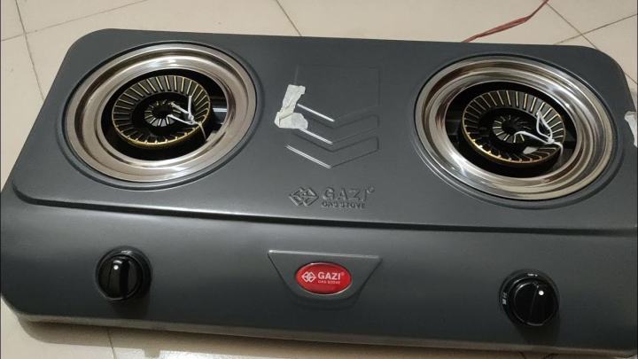 HTG-2090A (LPG), Stainless Steel Auto Stove Double Burner | Daraz.com.bd