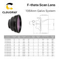F-theta Scan Lens Field Lens 1064nm 50x50 - 300x300 F63-420mm for 1064nm YAG Optical Fiber Laser Marking Machine Parts. 