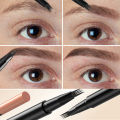 4 Point Ultra Fine Eyebrow Pen Waterproof Lasting Microblading Liquid Eyebrow Eyeliner Pencil 4 Fork Tip Eye Brow Tattoo Makeup.