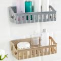 Bathroom Shelf Wall Mounted Storage Basket Punch Free Storage Rack Shower Organizer Kitchen Storage Holder-Allion shop.