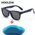 HOOLDW New Kids Sunglasses Children Silicone Flexible Polarized Sun Glasses Boy Girls Baby Shades Goggles UV400 Mirror Eyewear. 