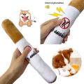 Pet Funny Toys Cigar Big Smoke Plush Sound Squeak Cigarettes Toys Dog Chew Molar Interactive Game Bite Resistant Pet Toy.